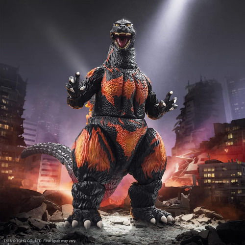 Figura de Godzilla Vs Destoroya Ultimates Burning Godzilla 1995
