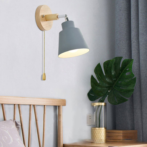 Lâmpada De Parede Minimalista Moderna Aron Com Interruptor D
