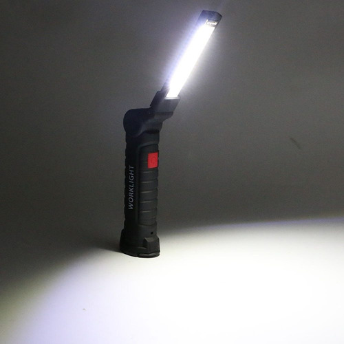 Led Cob Lámpara De Trabajo Batería Recargable Base Magnética