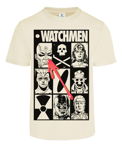 Playera Watchmen Portada Comic Delux Dave Gibbons Alan Moore