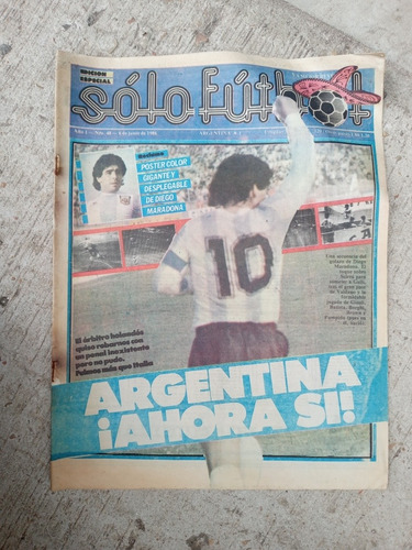 Solo Futbol N.48 Mundial 86 Argentina Maradona