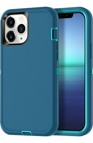 Funda I-honva Para iPhone 11 Pro-turquesa