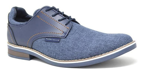 Zapato Perry Ellis - 7012 - Azul Marino