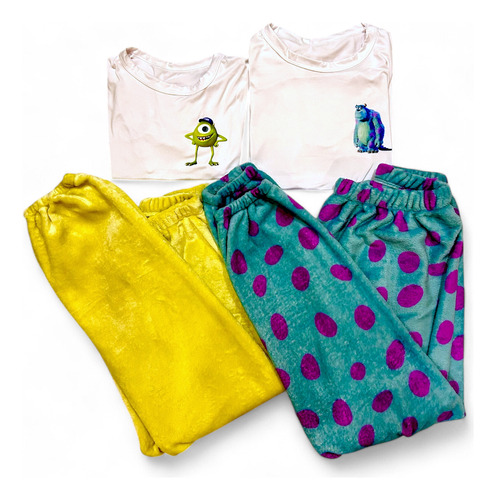 Pijama Pareja Hello Kitty Sanrio Playera + Pantalón Polar