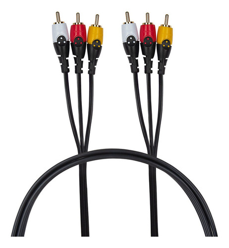 Cable 3rca A 3rca Macho Radioshack 2.7 M