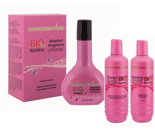 Kit: Biokeratina Alisado - Sin Formol - g a $494