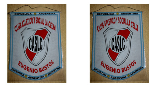 Banderin Chico 13cm Club La Celia Eugenio Bustos