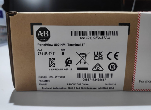 Ihm 2711r-t4t Panelview 800 4,3 Pol. Allen-bradley
