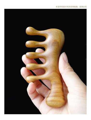 Peine De Masaje De Cabeza Peine De Pelo De Madera Natural