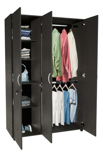 Ropero Armario Bilbao 120 Maderkit Color Wengue