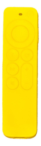 Funda Cobertura Total Para Apple Tv Siri Remote 4k Amarillo