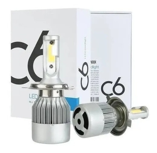 Ampolleta Led Para Auto H1 H3 H4 H7 H11 C6 36w 