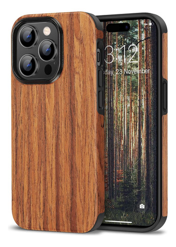 Funda Tendlin Para iPhone 14 Pro Shockpr Red Sandalwood