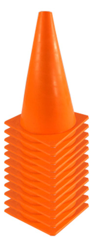 Kit 15 Conos Entrenamiento Agiliadad Coach Obstaculo Naranja