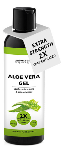 Aromasong Gel De Aloe Vera Organico Extra Fuerte, 2 Veces Ma