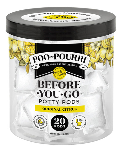 Poo-pourri Before-you-go Potty Pods - Capsulas De Inodoro Or