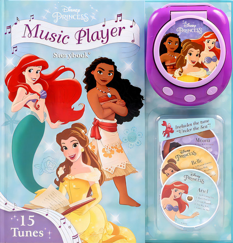 Disney Princess Music Player Storybook, De Editors Of Studio Fun International. Editorial Studio Fun Intl, Tapa Dura En Inglés
