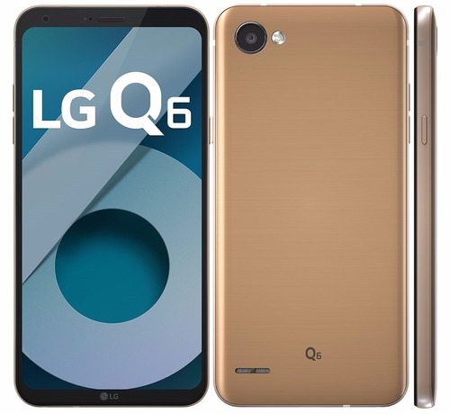 Celular LG Q6 Gold Rose 32gb Tela Fullvision 5.5 4g Full Hd