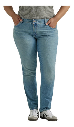 Jeans Plus Size Regular Fit Straight Leg Talla 58/60