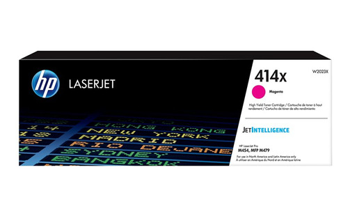 Hp 414x - Alto Rendimiento - Magenta - Original - Laserjet -