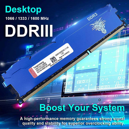Kit Yongxinsheng Ddr3 De 8 Gb (4 Gbx2) Ram De Escritorio 160