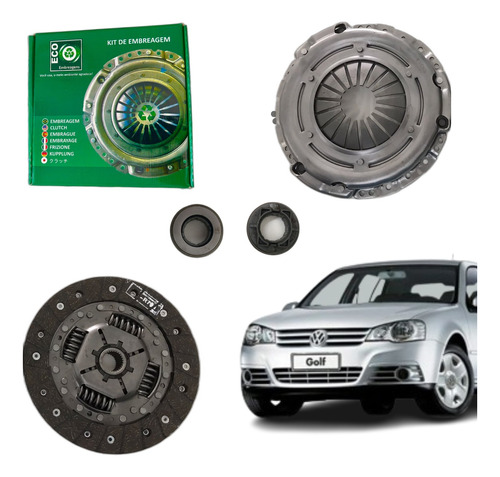 Kit Embreagem Golf 1.6 8v Total Flex Ano 2004