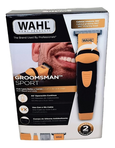 Trimmer Wahl Groomsman Pro Sport All In One Recargable