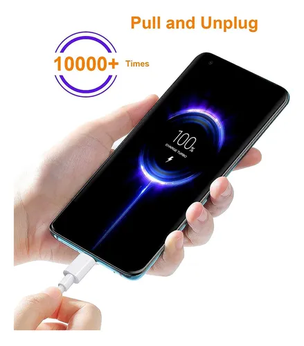 Cable Cargador Turbo 6a Usb A Usb Tipo C Para Celular Xiaomi