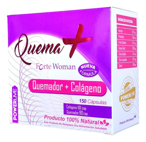 Quema Forte Woman - Quemador + Colágeno - Premium