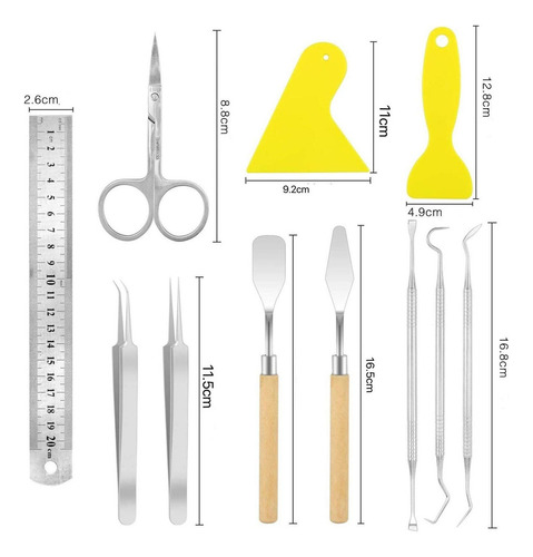 Kit De Herramientas De Deshierbe De Vinilo De 11 Piezas Para