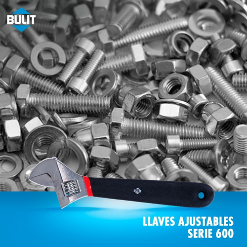 Imagen 5 de 6 de Llave Ajustable Bulit Serie 600 8