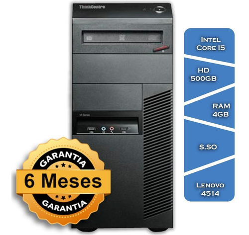 Imagem 1 de 4 de Pc Lenovo 4514 Core I5 2400g° Hd500 4gb Linux Slim Linux