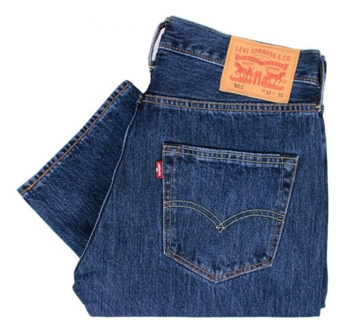 Jeans Levi's 501 Azul Oscuro Importado C/ Botones