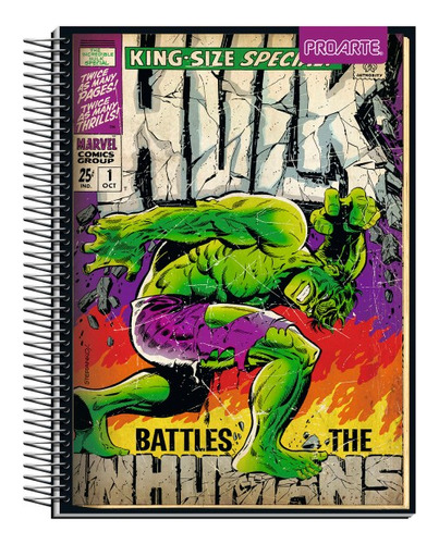 Cuaderno Marvel Comic Carta (triple) 150h Unidad Proarte