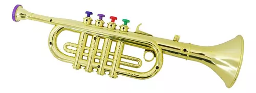 Trompeta Para Niños ABS Instrumento Musical De Cuerno De Plástico