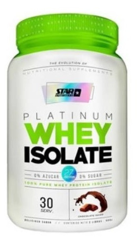 Platinum Whey Isolate 0% Lactosa 908 Gr Star Nutrition