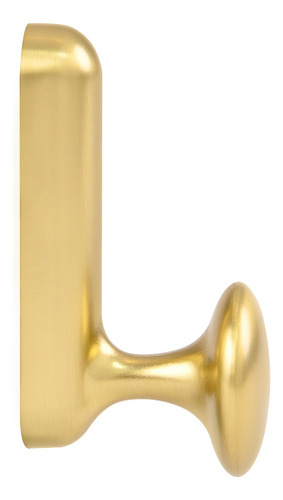 Kit 03 - Cabide Com Gancho De Parede (jardins Ouro Fosco)