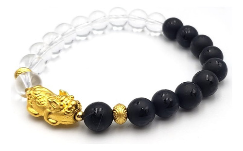 Pulseras Feng Shui Pixiu Con  Onix Mate Tallados