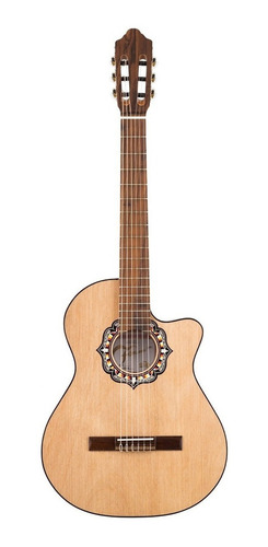 Imagen 1 de 3 de Guitarra criolla clásica Fonseca Estudio 39K para diestros