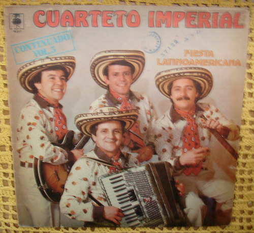 Cuarteto Imperial / Fiesta Latinoamericana - Lp Vinilo Promo