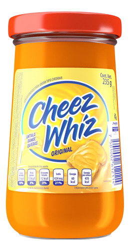 2 De 235g Y 2 De 120g Frascos Queso Cheez Whiz Para Untar