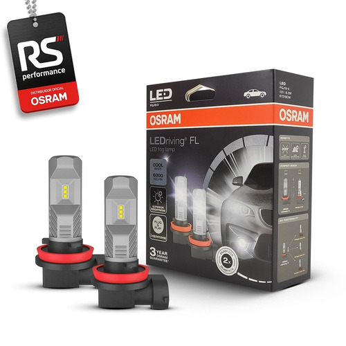 Imagem 6 de 7 de Kit Par Lâmpadas Led Osram H8 H11 H16 Ledriving Pgj19-x