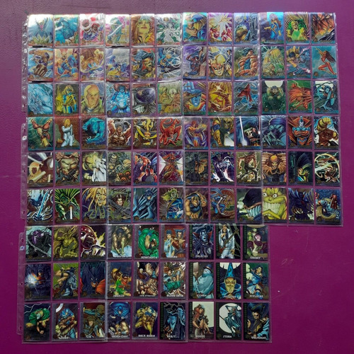 Coleção Cards X-men Fleer 1995 Ultra Chromium 99 Cards