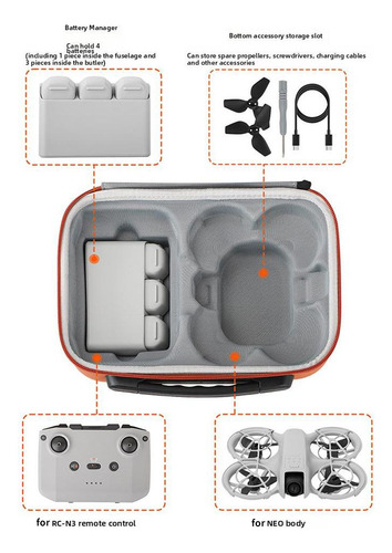 Bolsa De Almacenamiento Portátil Para Drones Dji Neo Drone P