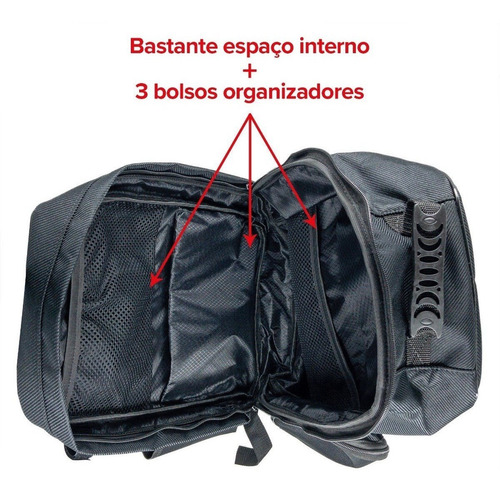Imagem 4 de 6 de Mochila Hípica Vtr Pra Capacete Bota Chicote Hipismo Unissex