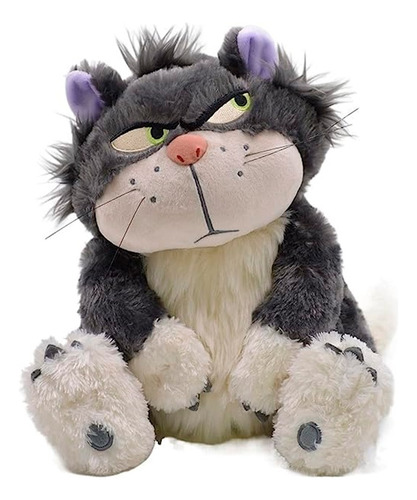 Peluche Gato Lucifer 45cm - Gato Kawaii Enfadado Cenicienta