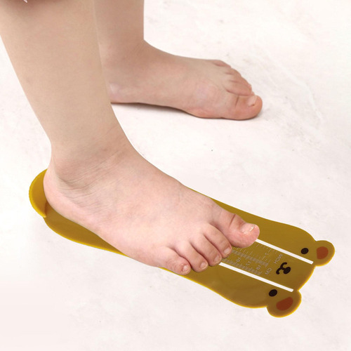 Régua De Medição De Pés Para Crianças Amarelo