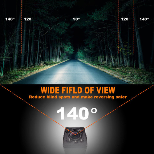 Yuwei Backup Camera Cm019, 720p/ Cvbs Image Rear View Licens