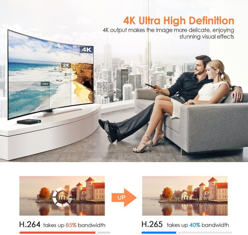 Imagen 6 de 6 de Mini Tv Box Smart 4k Tv Smart Android Internet