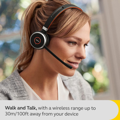 Jabra Evolve 65 Se Mono Wireless Headset - Bluetooth Head Aa